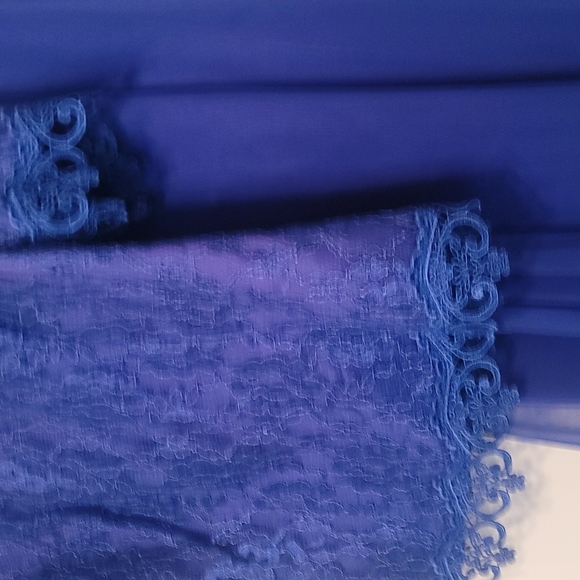 Cachet by Bari Protas 2 piece formal tea length dress - Picture 3 of 5